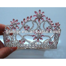 rhinestone large tiara crown (GWST12-633C)